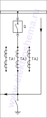 КРУ2-10-20 Схема главных цепей.