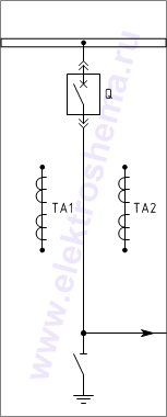 КРУ2-10-42 Схема главных цепей.