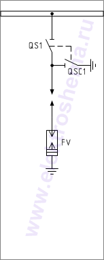 КСО-202В-41 Схема главных цепей.