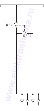 КСО-202В-52 Схема главных цепей.