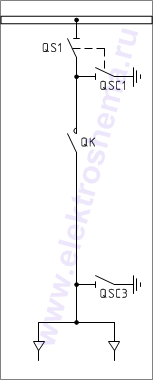 КСО-202В-59 Схема главных цепей.