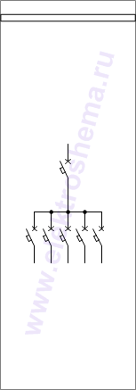КСО-207В-36. Схема главных цепей.