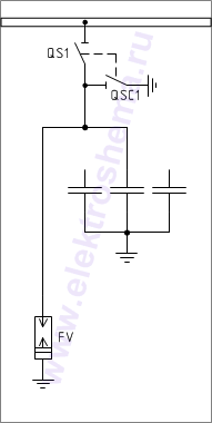 КСО-285-14 Схема главных цепей.