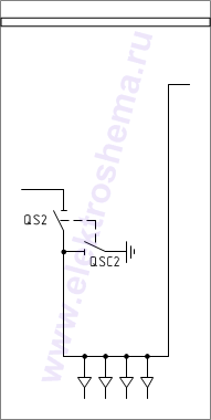 КСО-285-21 Схема главных цепей.