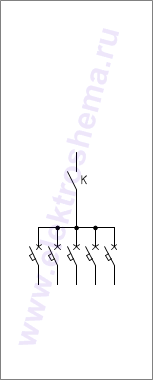 КСО-285-26 Схема главных цепей.