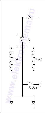 КСО-285-27 Схема главных цепей.