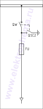 КСО-306-05 Схема главных цепей.