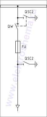 КСО-306-07 Схема главных цепей.