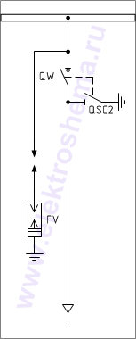 КСО-306-11 Схема главных цепей.