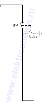 КСО-306-21 Схема главных цепей.