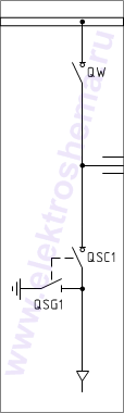 КСО-386-17 Схема главных цепей.