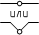 Два провода, подключенных к одной точке электрического соединения - обозначение на схеме.