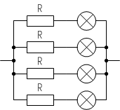 Количество параллельных цепей - обозначение на схеме (вариант 2).