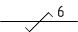 Группа линий электрической связи, осуществленная скрученными проводами однолинейно - обозначение на схеме.