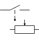 Резистор переменный с замыкающим контактом