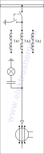 КРУ «ELTEMA», схема 7. Схема главных цепей.