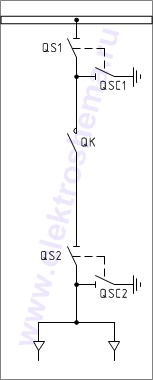 КСО-202В-60 Схема главных цепей.