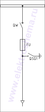 КСО-393-04 Схема главных цепей.