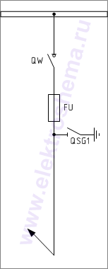 КСО-393-24 Схема главных цепей.