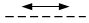 Линия механической связи, передающей движение прямолинейное возвратное - обозначение на схеме (вариант 1).