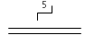 Линия механической связи со ступенчатым движением (число ступеней опредлено) - обозначение на схеме (вариант 2).
