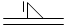 еханизм с защелкой, препятствующий передвижению влево в фиксированном положении - обозначение на схеме (вариант 2).