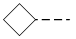 Привод приводимый в движение съемной рукояткой - обозначение на схеме (вариант 1).