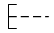 Привод приводимый в движение нажатием кнопки - обозначение на схеме (вариант 1).