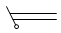 Привод приводимый в движение рычагом - обозначение на схеме (вариант 2).