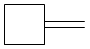 Аккумулятор механической энергии - обозначение на схеме (вариант 2).