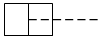 Привод пневматический или гидравлический - обозначение на схеме (вариант 1).