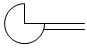 Привод кулачковый - обозначение на схеме (вариант 2).