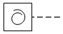 Привод механической пружиной - обозначение на схеме (вариант 1).