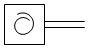 Привод механической пружиной - обозначение на схеме (вариант 2).