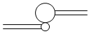 Привод шестеренчатый - обозначение на схеме (вариант 2).