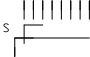 Переключатель однополюсный, многопозиционный с подвижным контактом, замыкающим три соседние цепи в каждой позиции