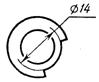 Потенциометр функциональный кольцевой замкнутый с изолированным участком 